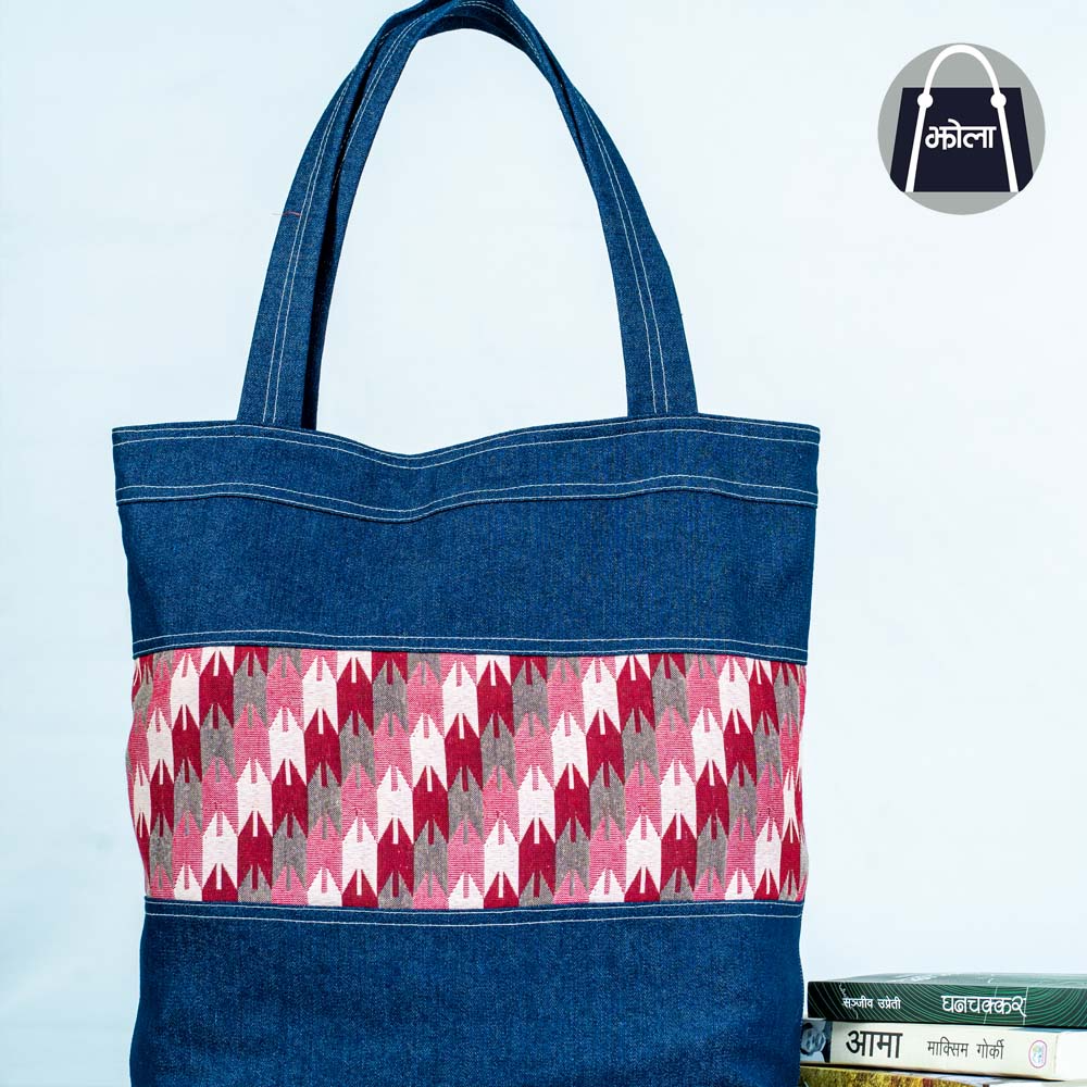 Jholaa Tote Bag For Women Blue