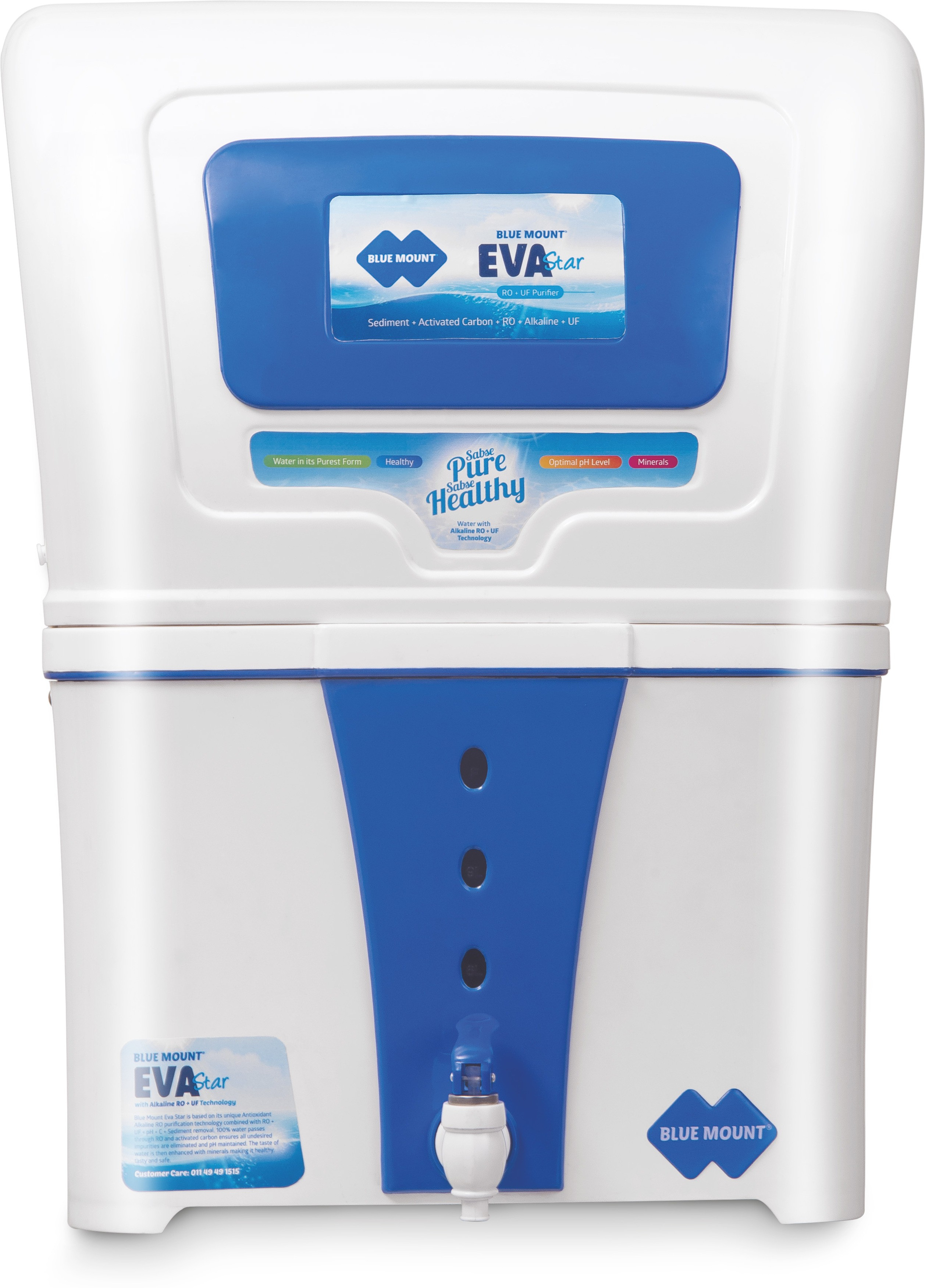 Blue Mount Alkaline RO EVA Alkaline RO Water Purifier 