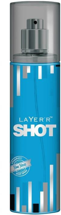 Layer'r Shot Blue Blaze Body Spray  - 135ml