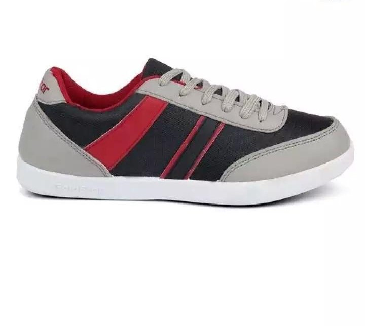 Goldstar BNT Casual Shoes For Men (Grey/Red)
