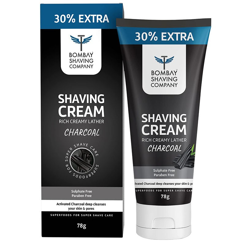 Bombay Shaving Company Shaving Cream - Charcoal 78 Gm