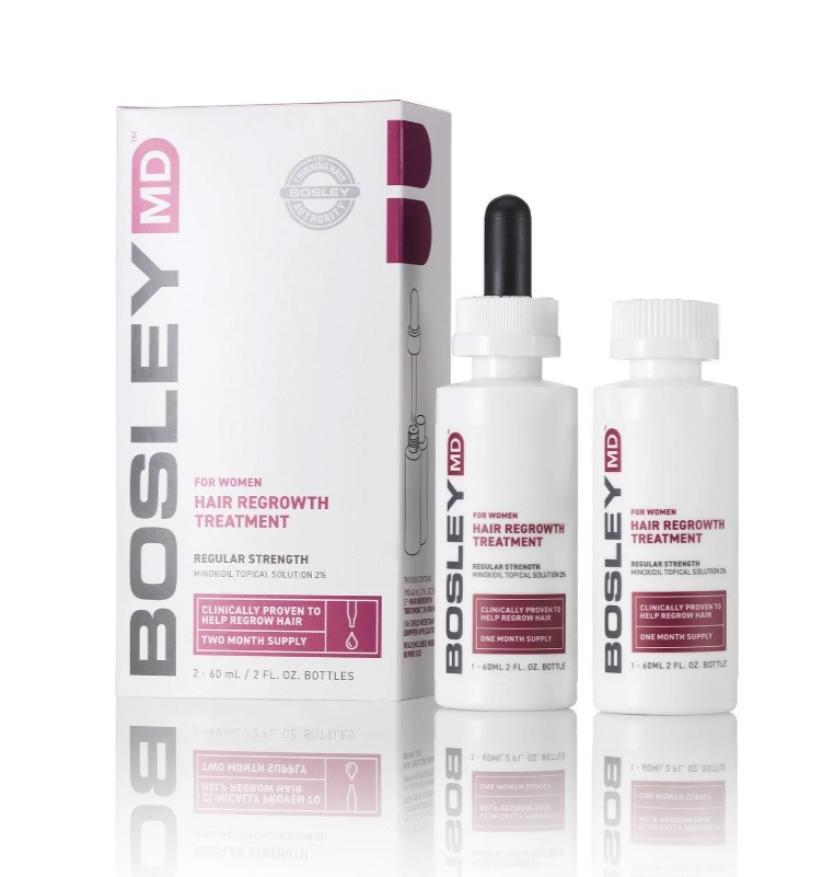 Bosley Md for Women Hair Regrowth Treatment 2% Dropper 60 Ml X 2