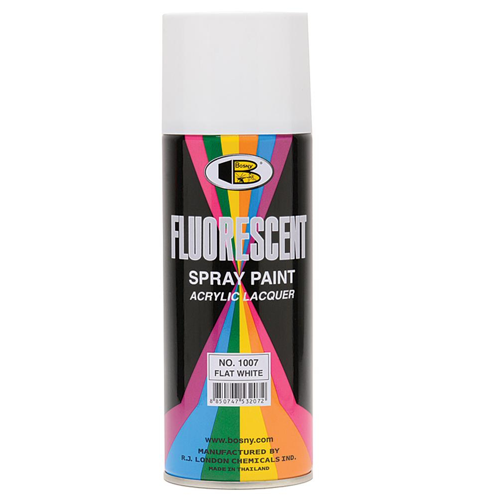 Bosny Fluorescent Paint -flat White 400cc