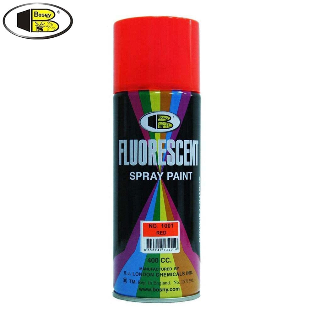 Bosny Fluorescent Paint Red-400cc