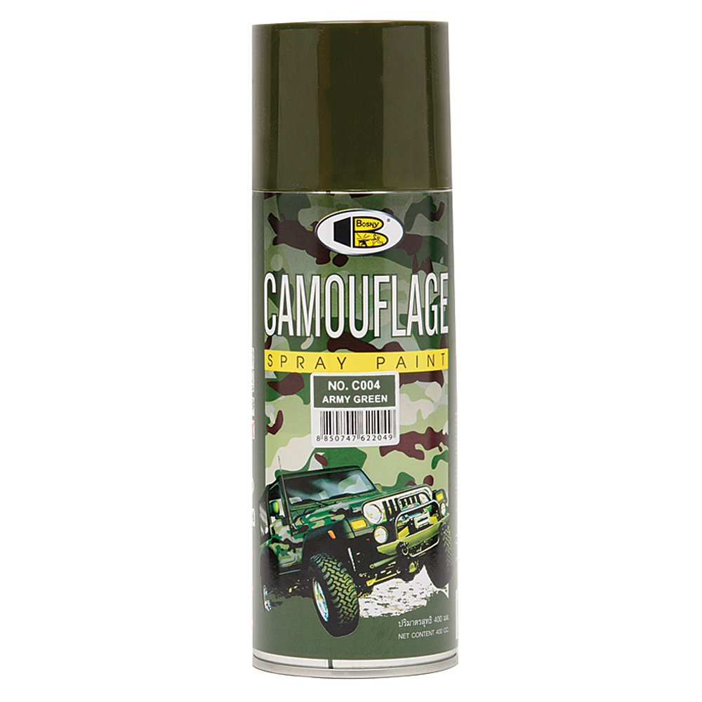 Bosny Spray Paint Camouflage Army Green-C004