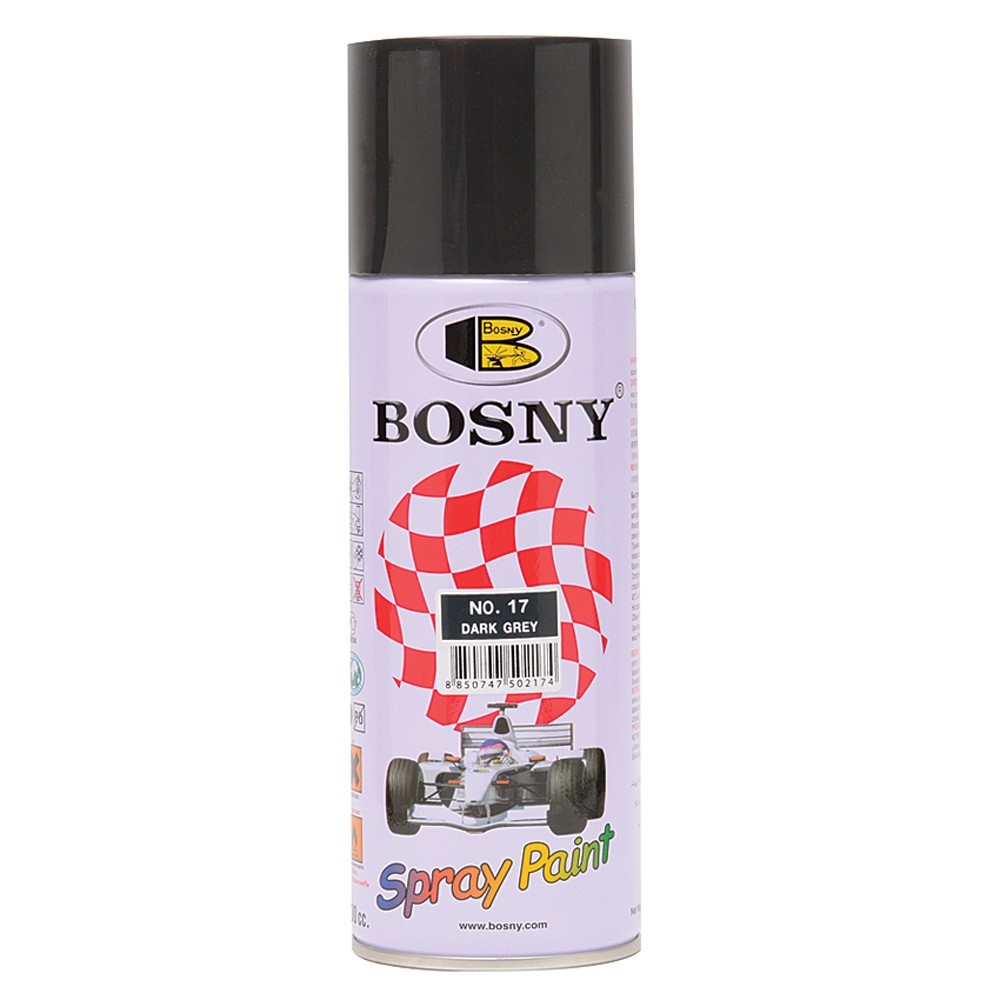 Bosny Spray Paint Dark Grey-400Cc