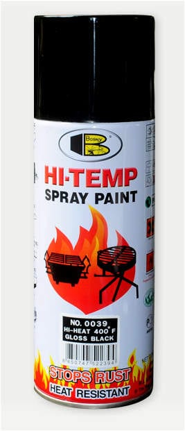 Bosny Spray Paint Hi-heat 400f Gloss Black -no0039