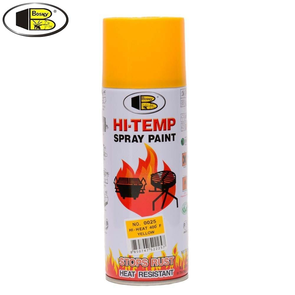 Bosny Spray Paint Hi-Heat 400f-yellow
