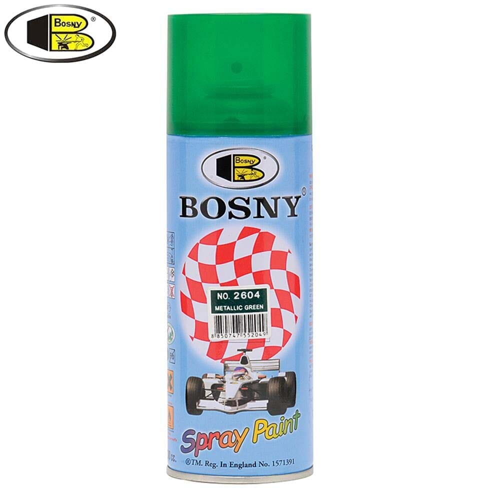 Bosny Spray Paint Metallic Green-400Cc
