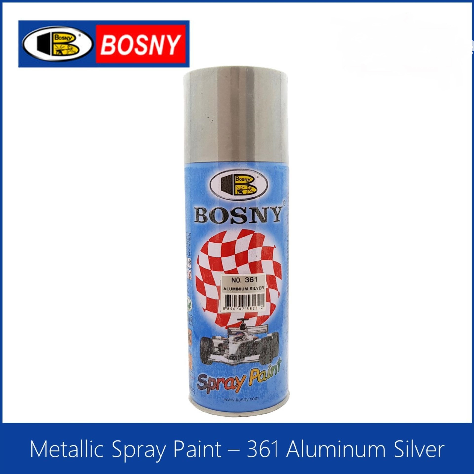 Bosny Spray Paints Aluminium Silver-400cc