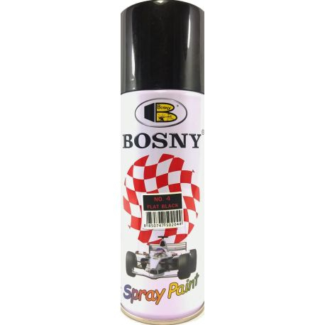 Bosny Spray Paints Flat Black- 400Cc
