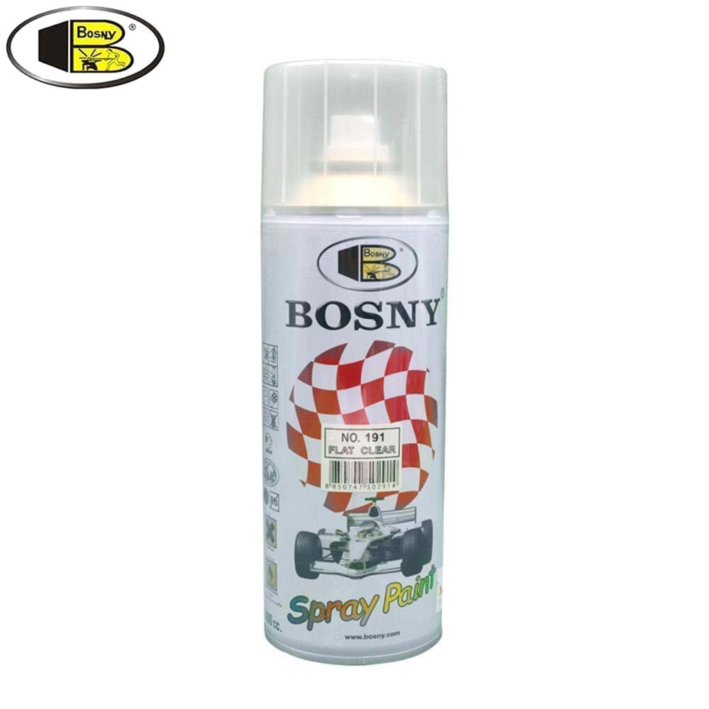 Bosny Spray Paints Flat Clear-400Cc