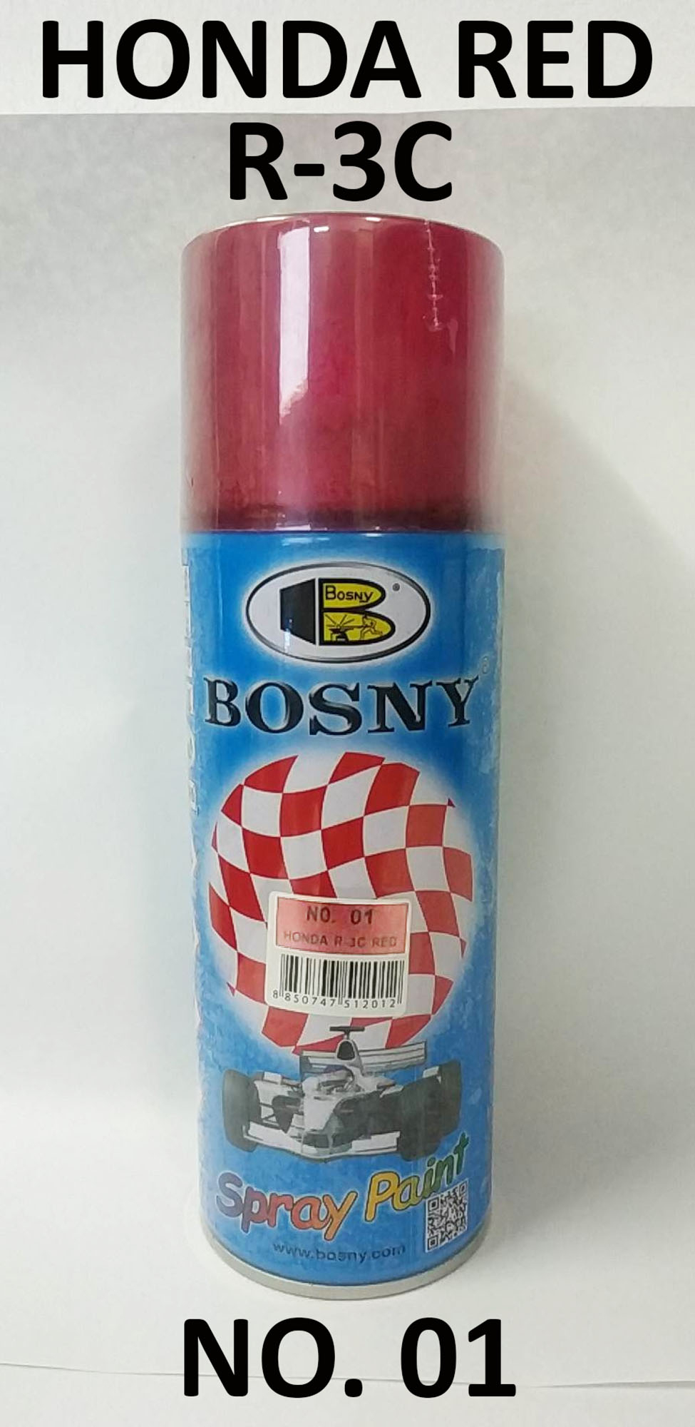 Bosny Spray Paints Honda R-3c Red-400cc
