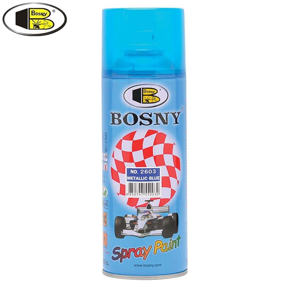 Bosny Spray Paints Metallic Blue-400cc