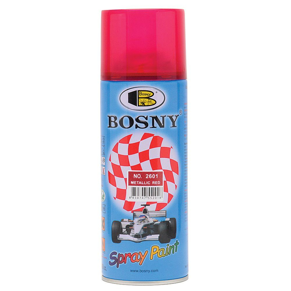 Bosny Spray Paints Metallic Red-400cc