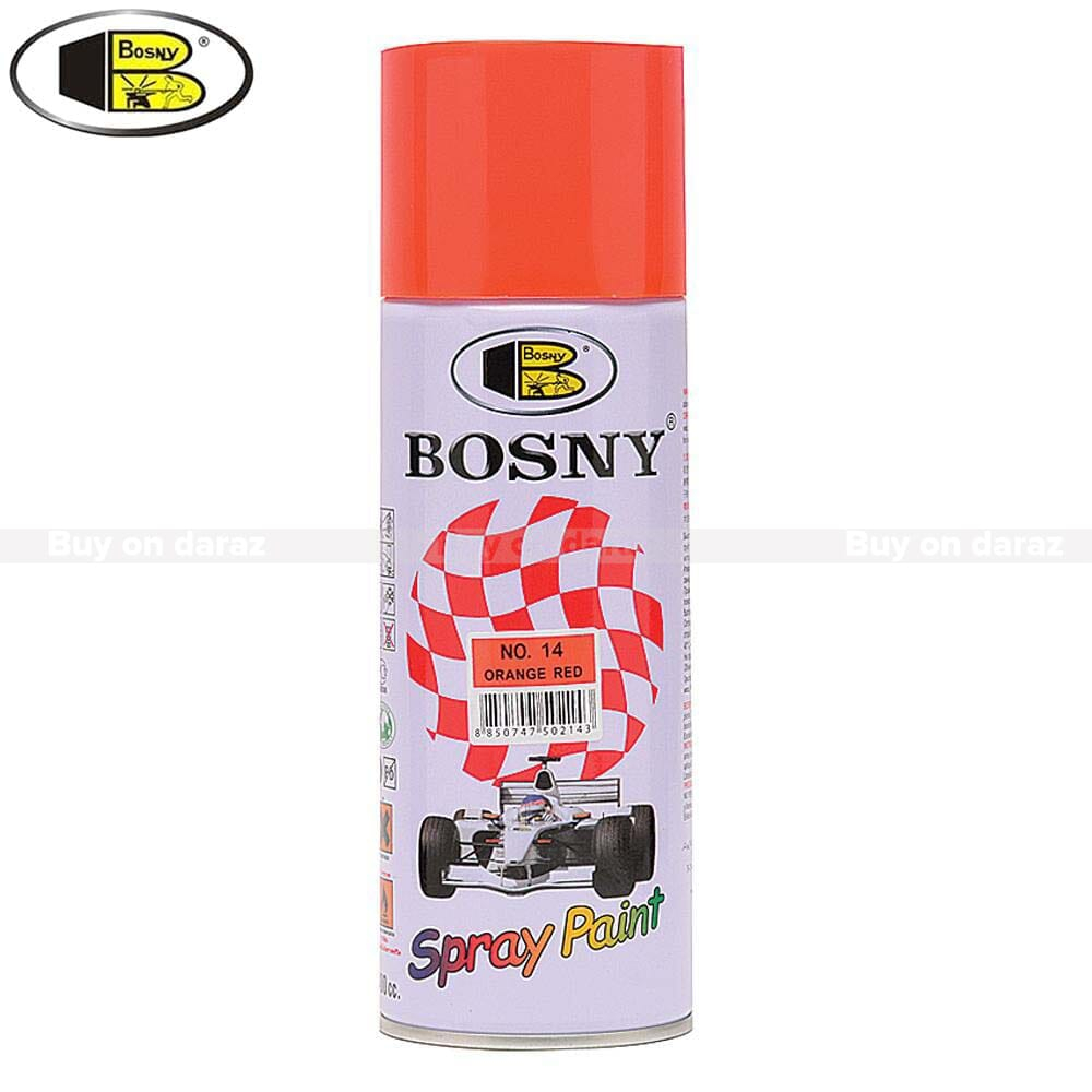 Bosny Spray Paints Orange Red-400Cc