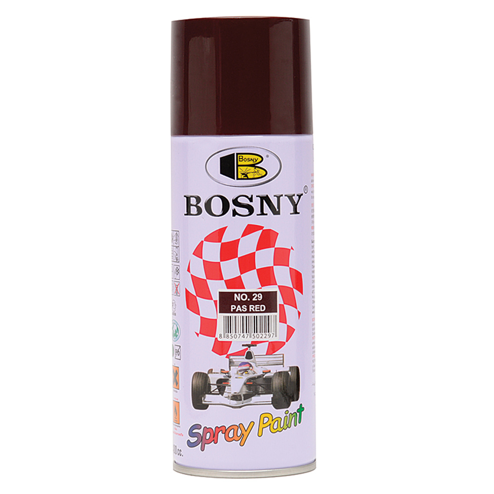 Bosny Spray Paints Pas Red-400Cc
