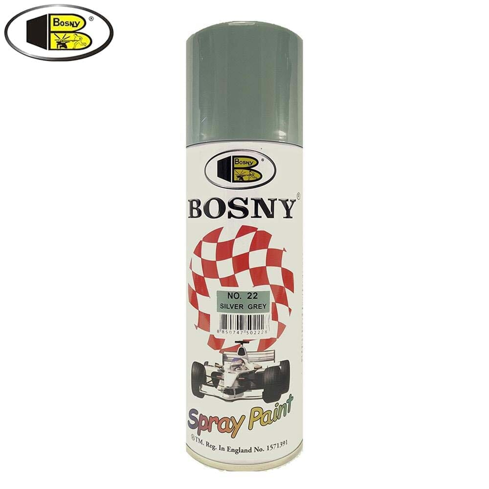 Bosny Spray Paints Silver Grey-400Cc