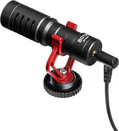 Boya BY-MM1 Microphone - Super-Cardioid Shotgun Microphone with Real Time Monitoring Compatible with iPhone/Android Smartphones, DSLR Cameras Camcorders for Live Streaming Audio Recording