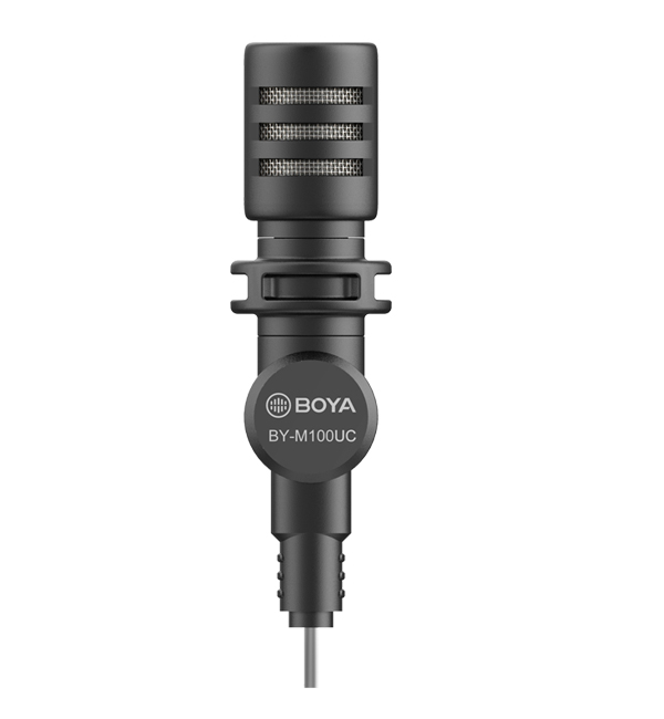 Boya BY-M100UC Microphone - Mininature Condenser Microphone