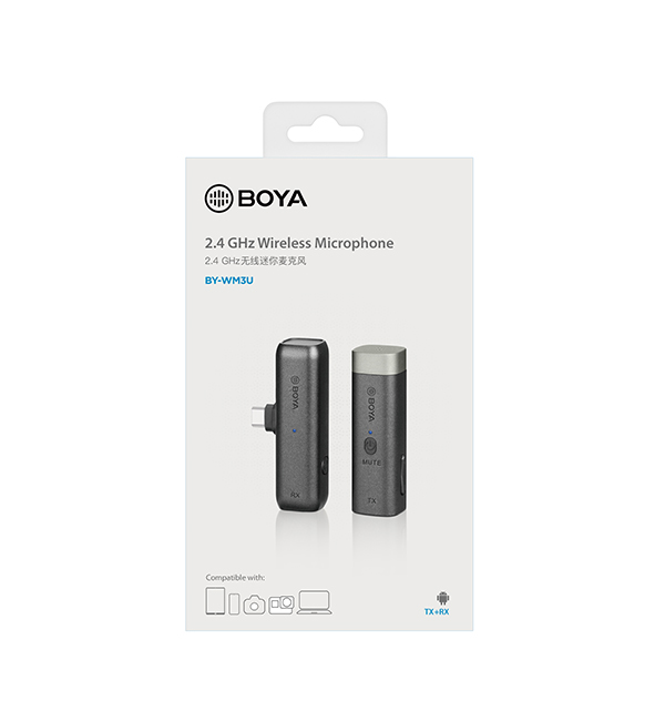 Boya BY-WM3U Microphone - 2.4 GHz Wireless Microphone System
