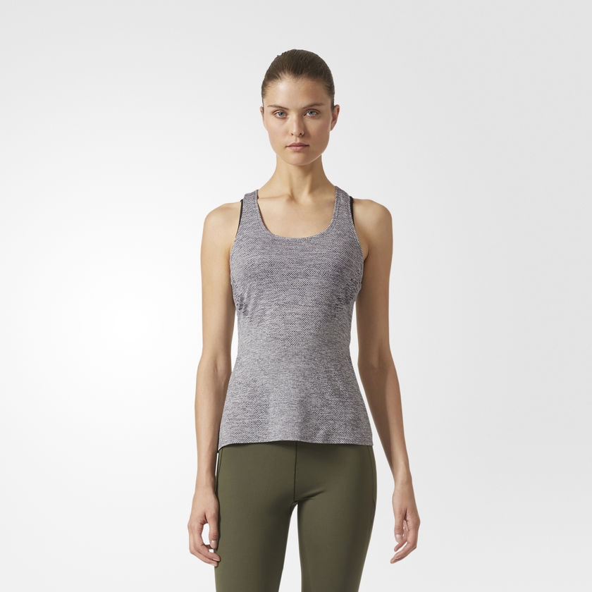 Adidas Jacquard Training Tank Top For Women BQ0818