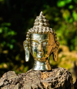 Seven Chakra Handicraft - Brass Buddha Head Statue