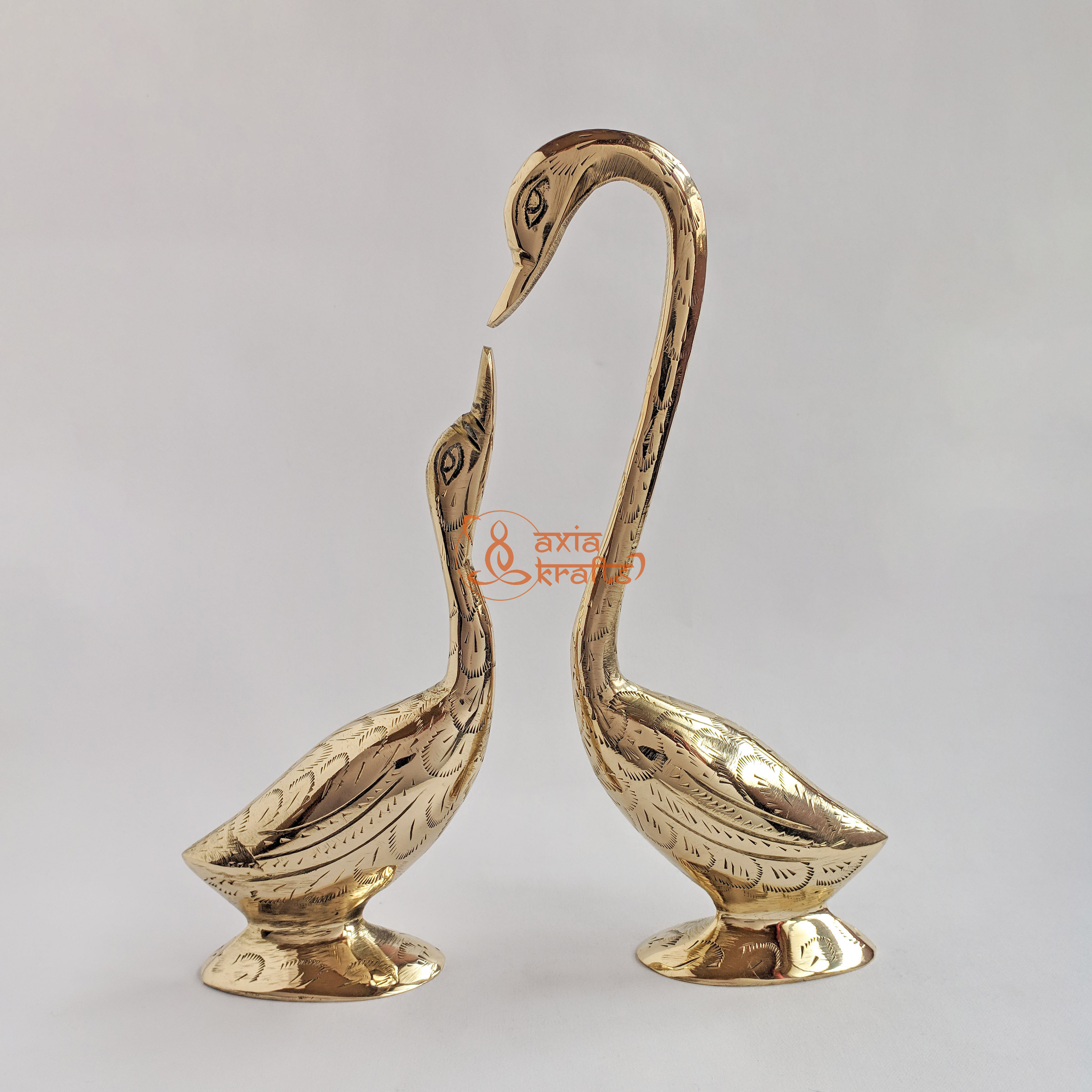 Axia Krafts Brass Swan 13 inches
