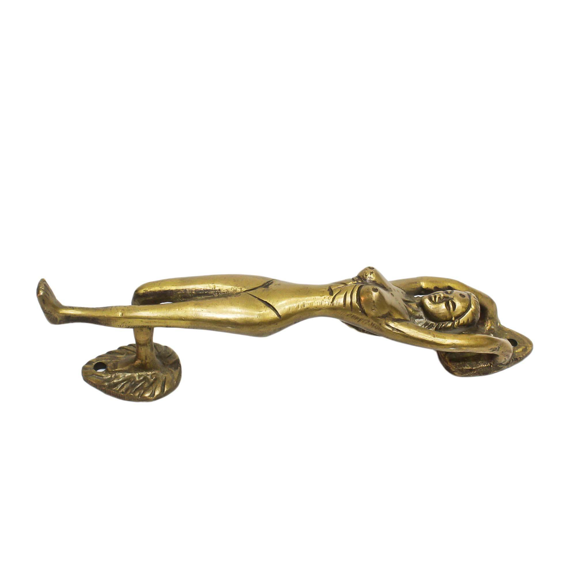 Seven Chakra Handicraft - Brass Women Figures Door Handle