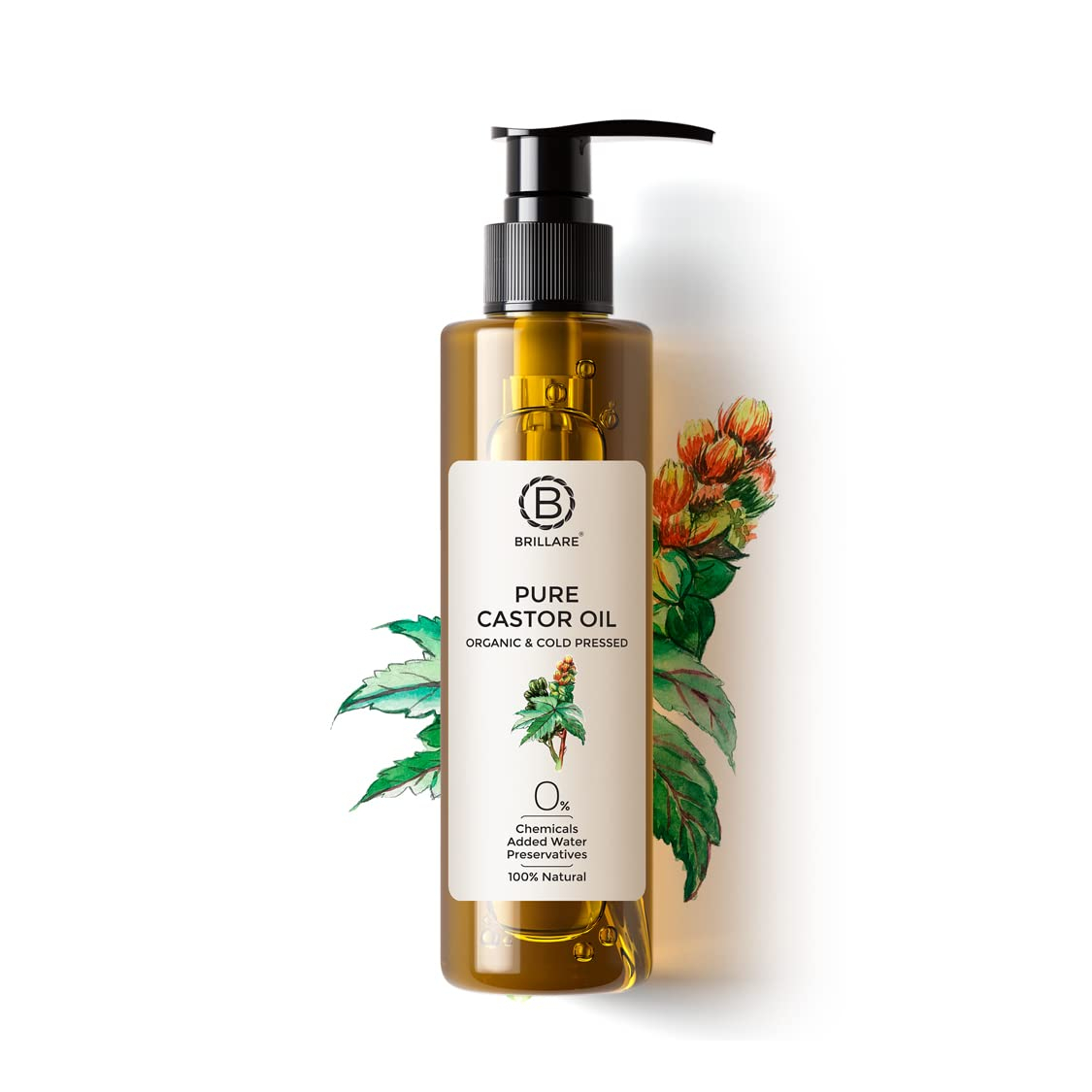 Brillare PURE CASTOR OIL 200 ML