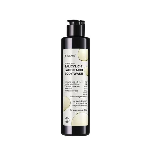 Brillare Salicylic & Lactic Acid Body Wash 200 Ml