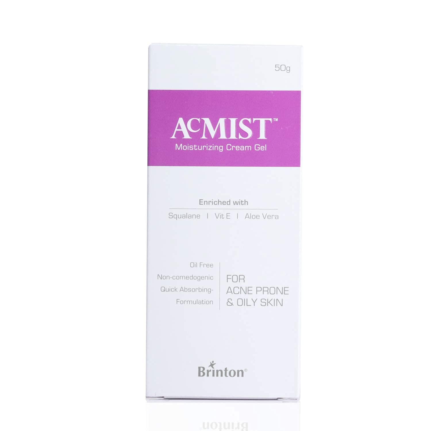 Brinton Acmist Moisturizing Cream Gel - For Acne Prone And Oily Skin, Skin Cream, Moisture (Moisturizing) Cream, Dry Skin Cream, Skin Care Cream - 50g