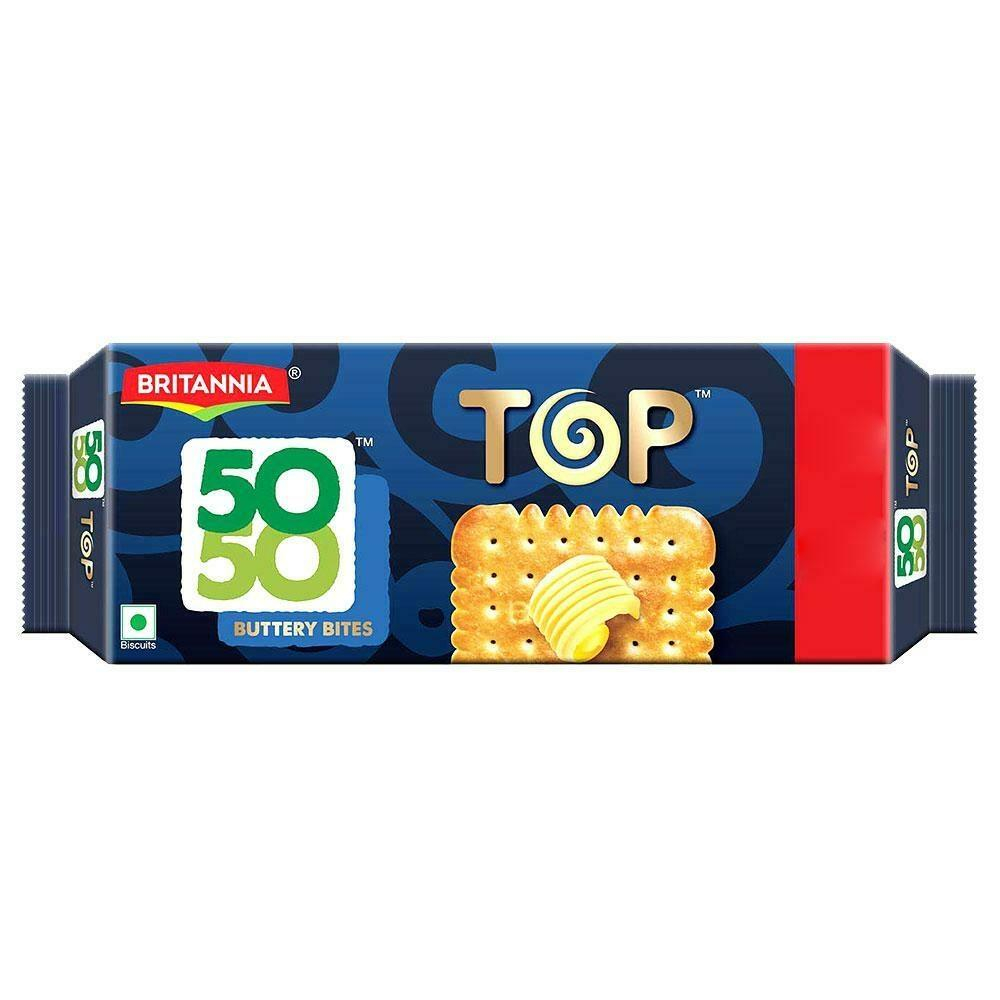 Britannia 50-50 Top Buttery Bites 200gm