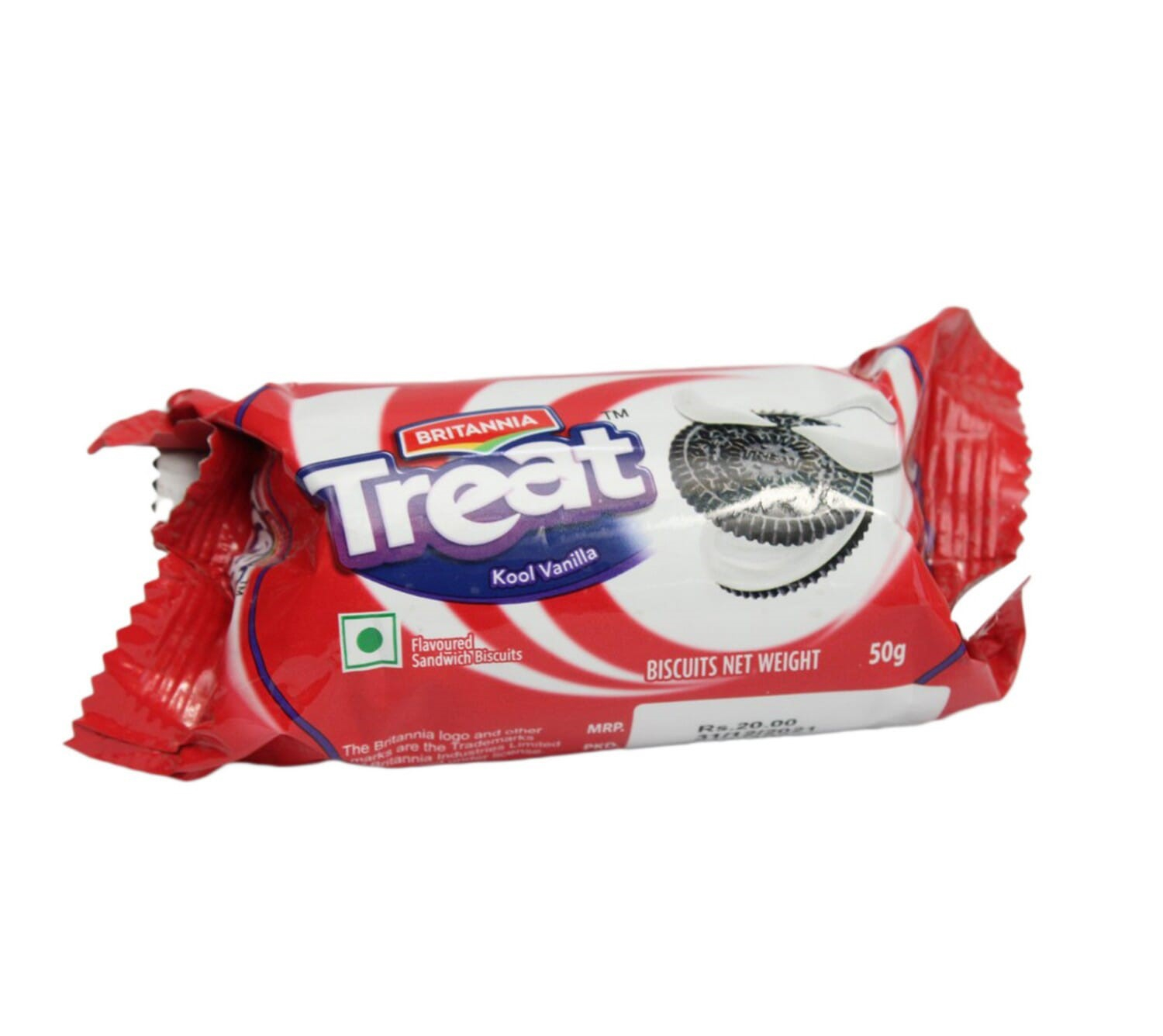Britannia Treat Kool Vanilla 50gm