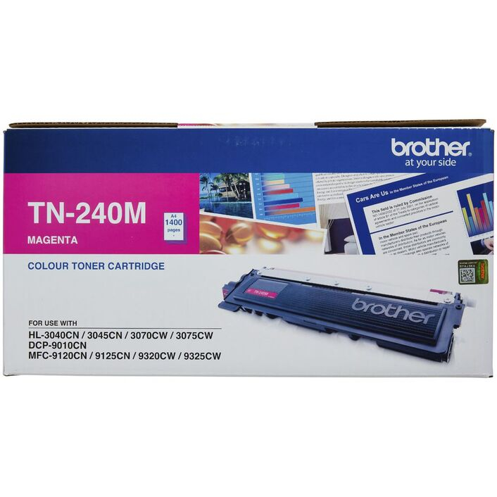 Brother TN 240 Toner Cartridge Magenta