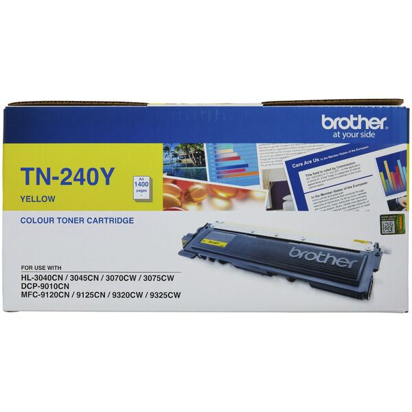 Brother TN 240 Toner Cartridge Yellow