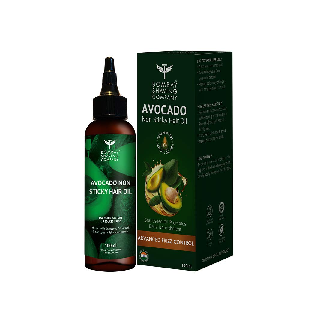 Bombay Shaving Company - Avocado & Grapeseed Non sticky Hair Oil 100ml