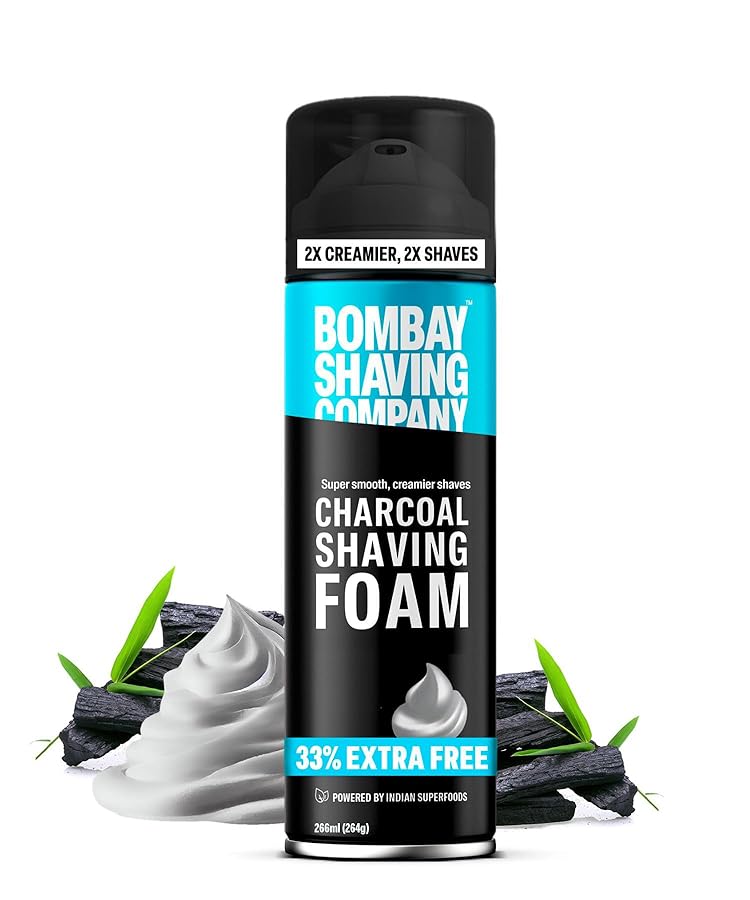 Bombay Shaving Company Charcoal Shaving Foam - 264g