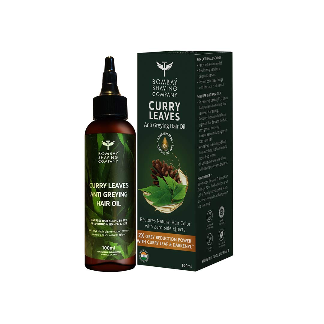 Bombay Shaving Company -  Curry Leaves Anti Greying Hair Oil 100ml