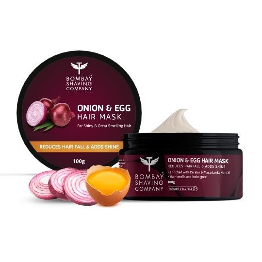 Bombay Shaving Company - Onion & Egg Hair Mask for Hairfall Control 100g
