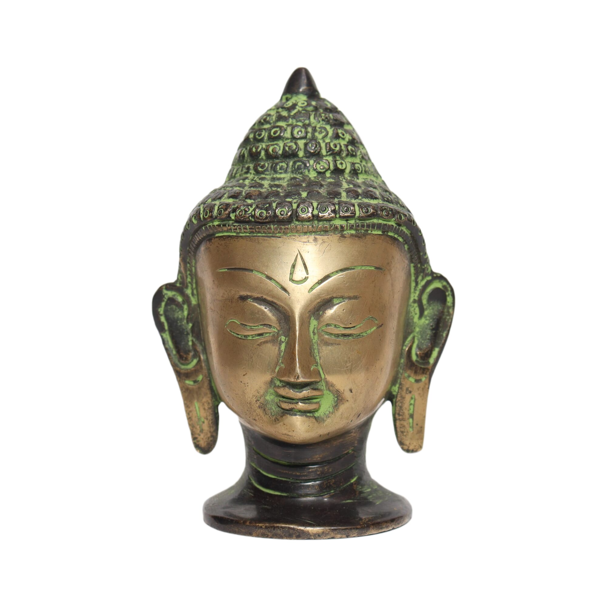 Seven Chakra Handicraft - 11cm Size Buddha Head Statue
