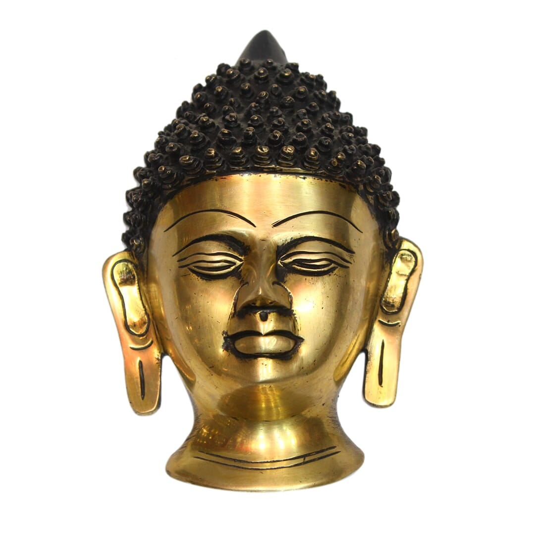 Seven Chakra Handicraft - Golden Budhha Wall Décor