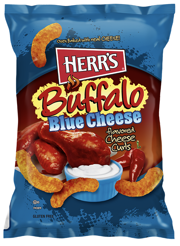 Herr's Buffalo Blue Cheese Curls 170gm