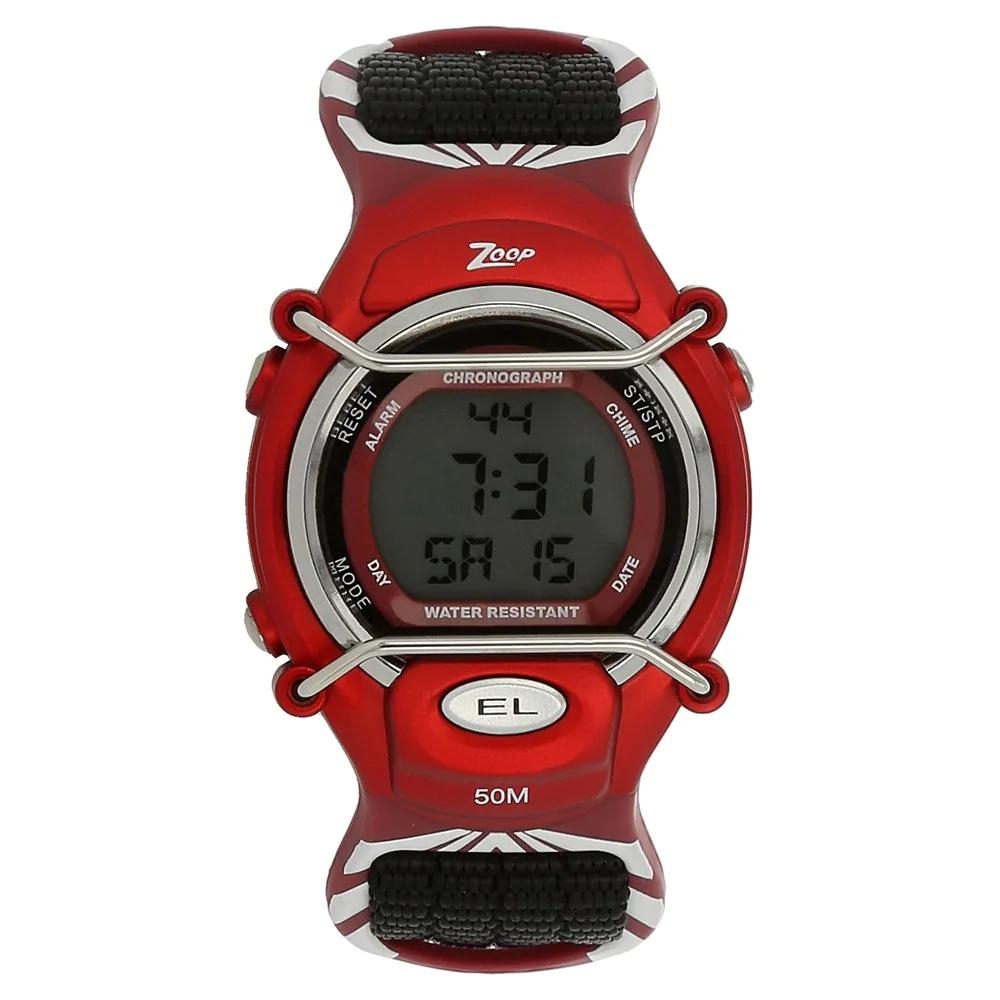 Titan Grey Dial Black Plastic Strap Watch For Kids C3001PV03