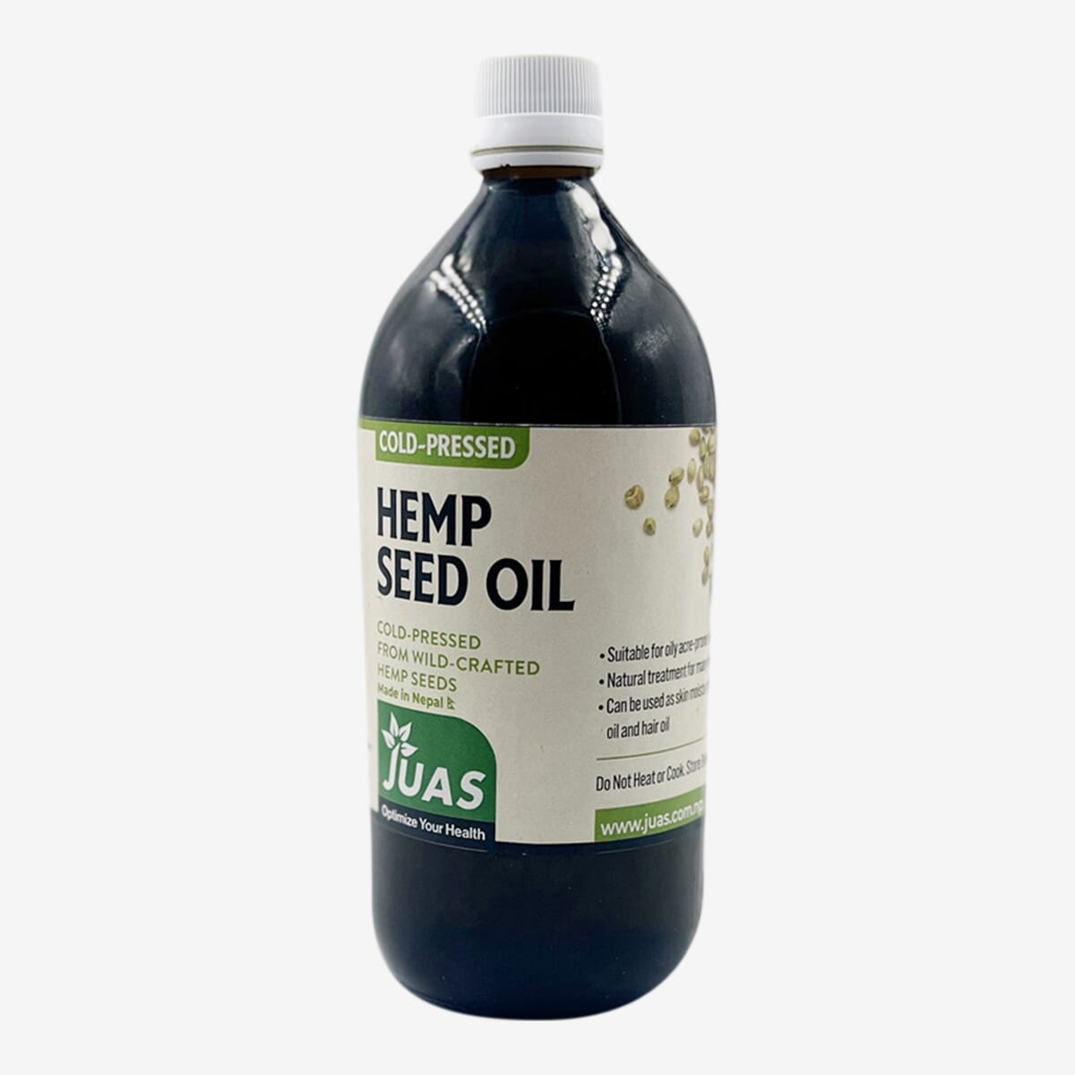 Juas Cold Pressed Hemp Seed Oil 500ml
