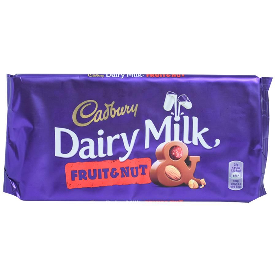 Cadbury Dairy Milk Fruit & Nut 200gm 
