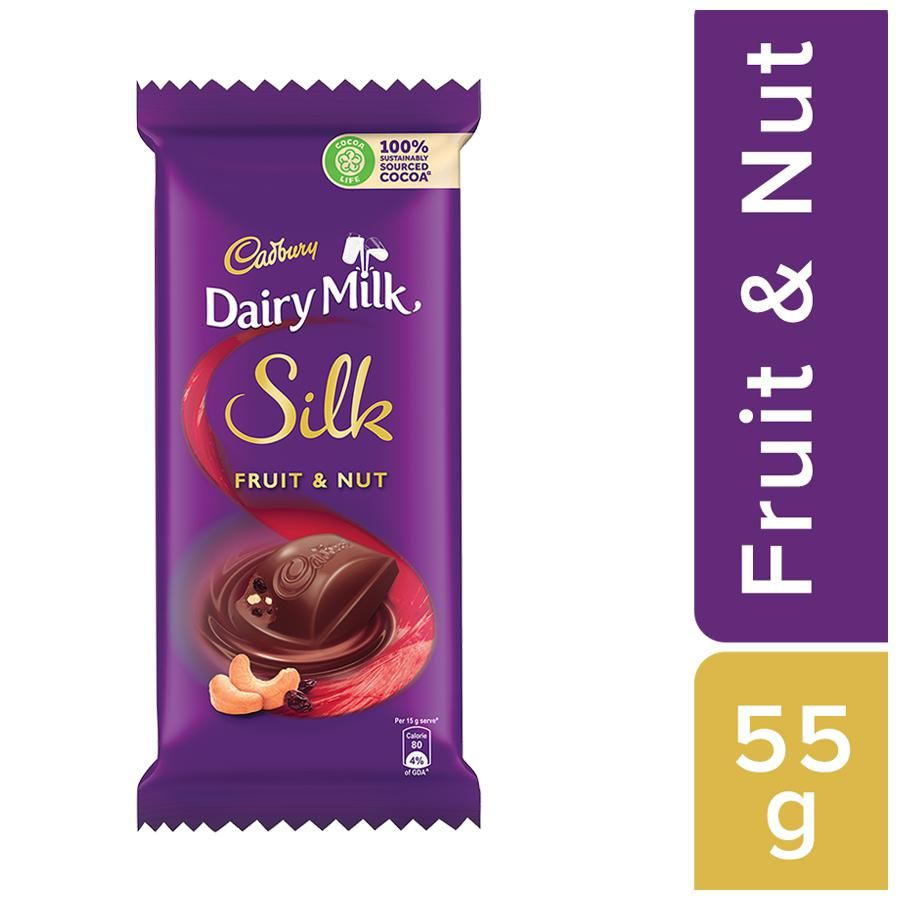 Cadbury Dairy Milk Silk Fruit & Nut 55gm