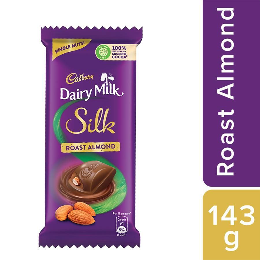 Cadbury Dairy Milk Silk Roast Almond 143gm