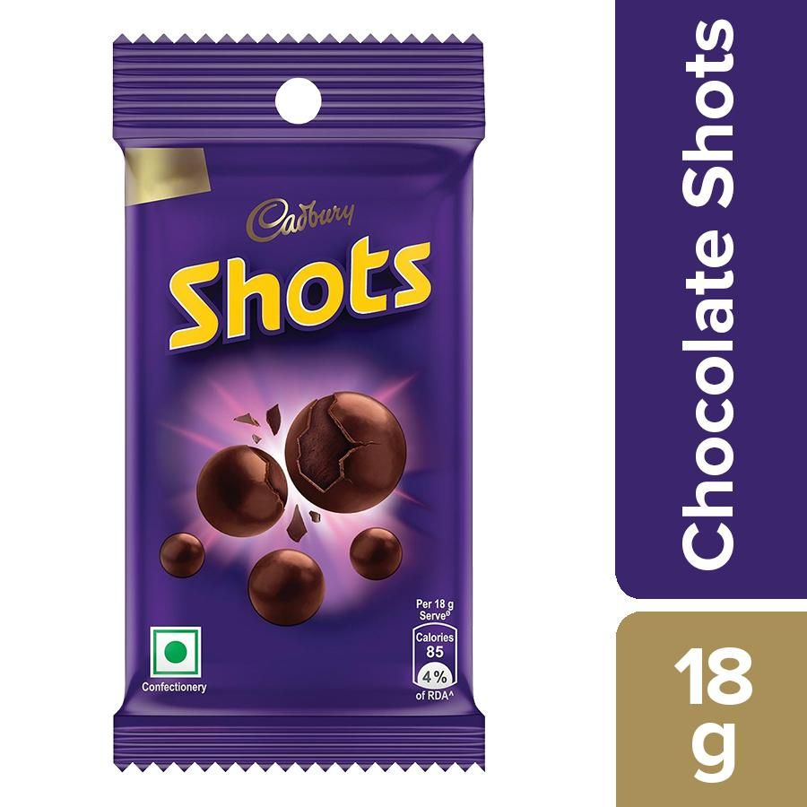 Cadbury Shots Milk Chocolate 18gm