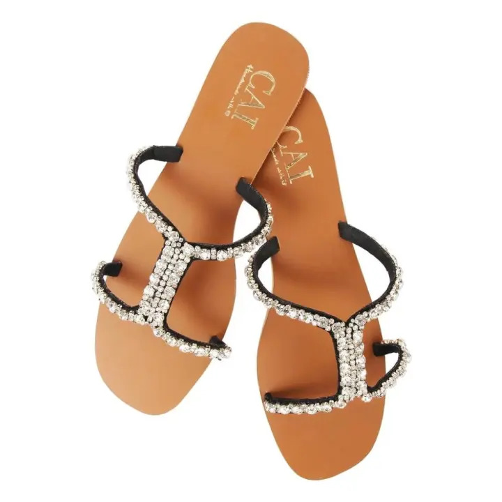 Cai Embellished Strap Sandals